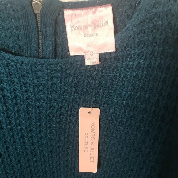 NWT Romeo & Juliet Couture waffle knit sweater, M - Picture 6 of 8